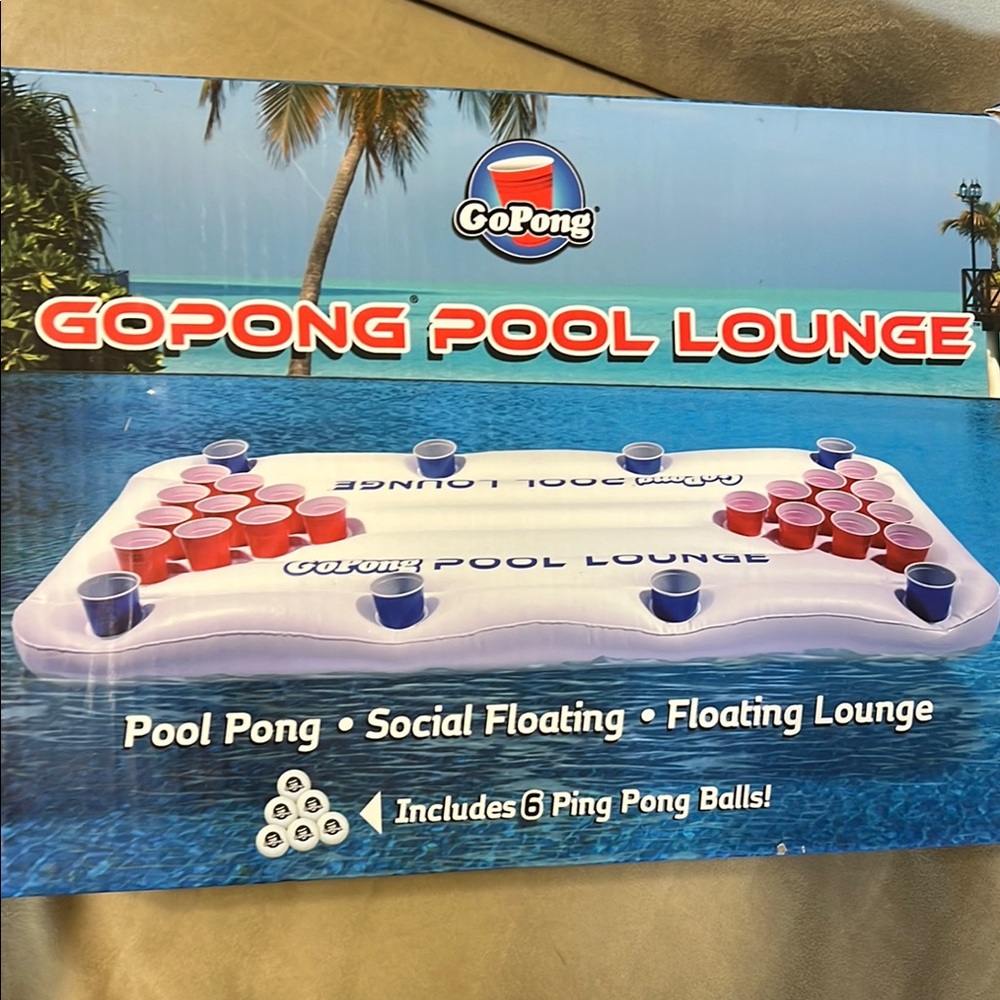 GoPong Pool Pong Floatie